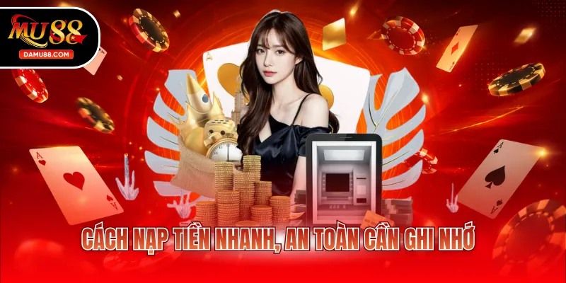 Cách nạp tiền nhanh, an toàn cần ghi nhớ