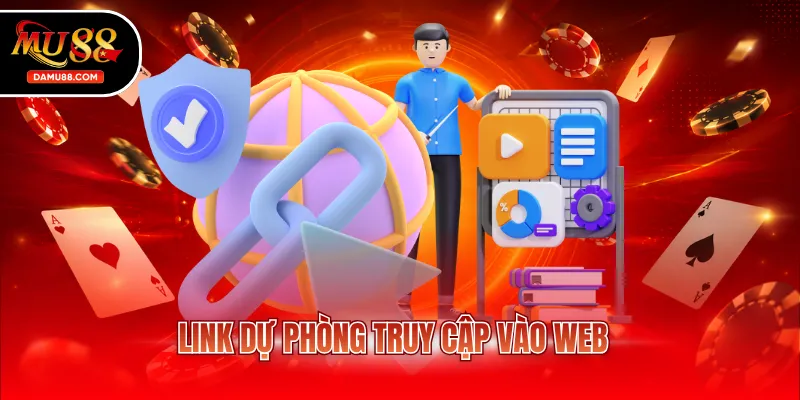 Link dự phòng truy cập vào web
