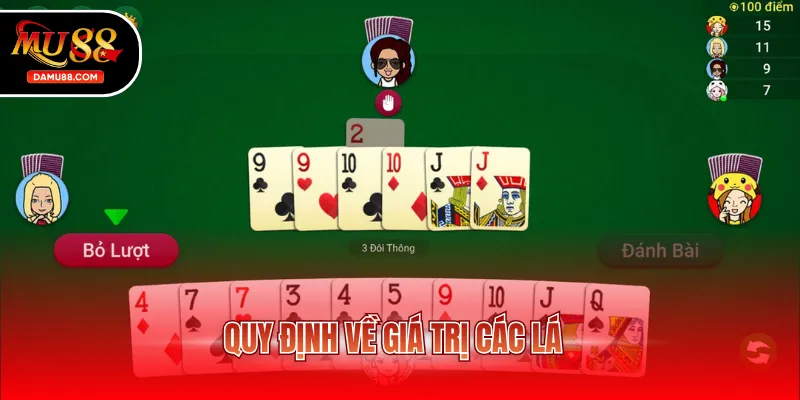 Quy định về giá trị các lá